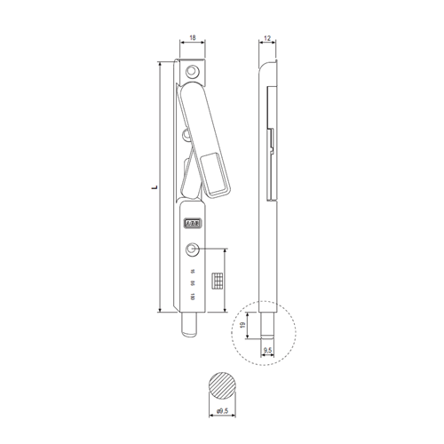 Zavoare inferioare si superioare pentru cerceveaua secundara - ingropat - aer 4 mm - imagine 2