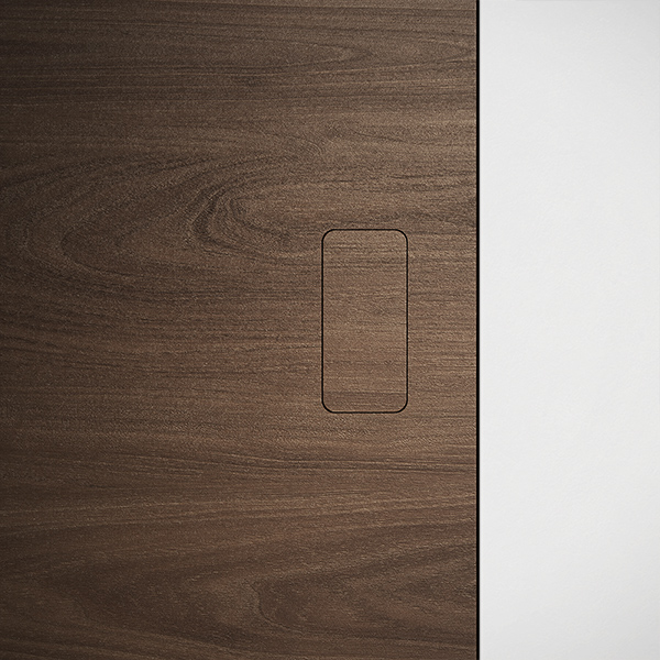 Kit AGB ZERO – broască magnetică cu mâner integrat, design minimalist complet aliniat cu ușa - imagine 2
